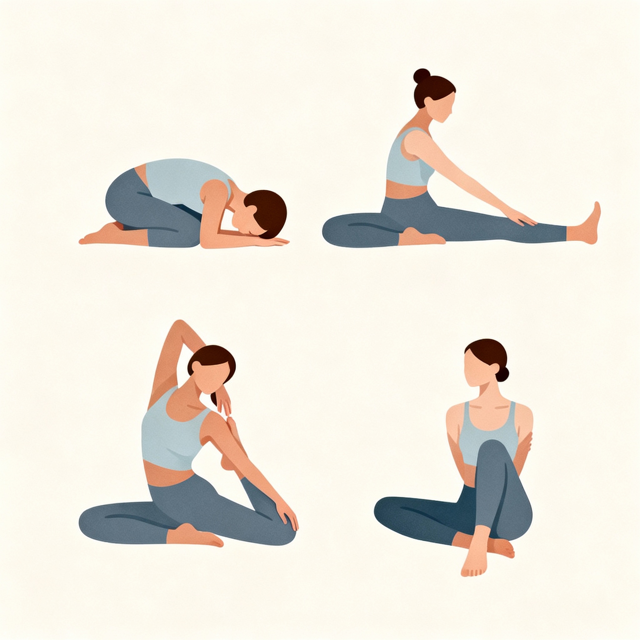 Etirements avant de dormir, yoga, étirements, détente avant le coucher