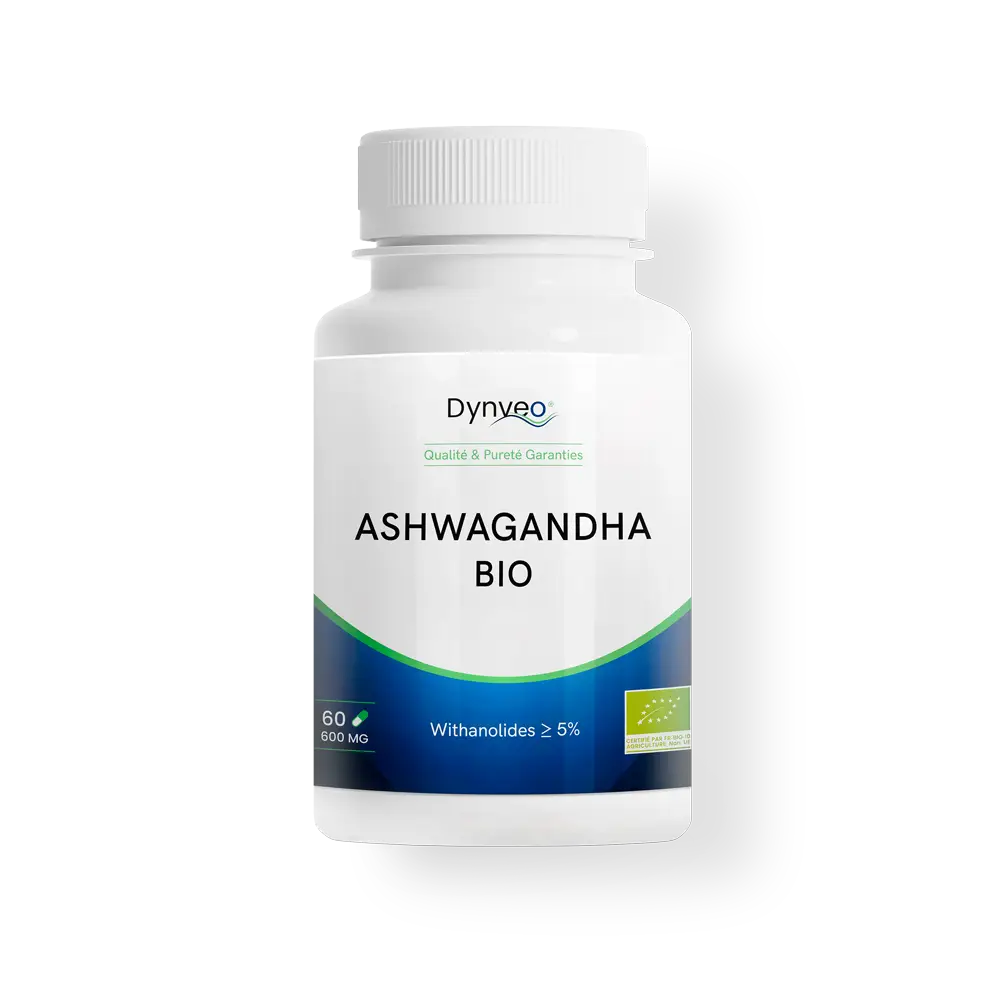 Ashwagandha BIO KSM-66 - Dynveo, produit pour mieux dormir