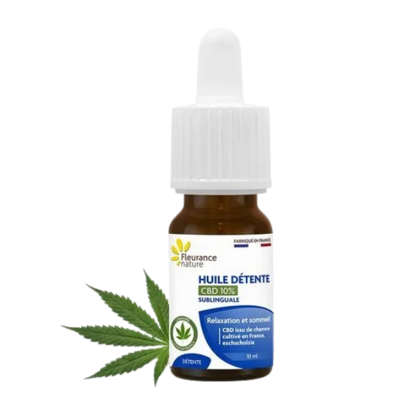 Huile détente CBD - Fleurance nature, produit sommeil