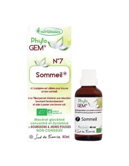 Phyto GEM 7 - Phytofrance, produit sommeil, dormir
