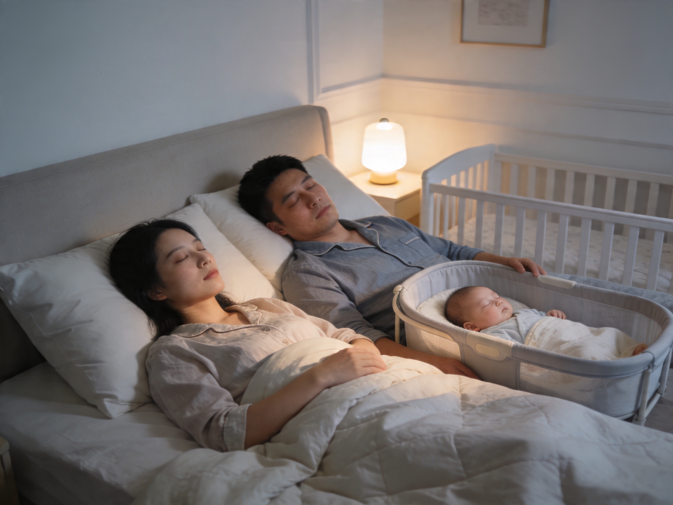 Sommeil avec un bébé, bon sommeil, jeune parent