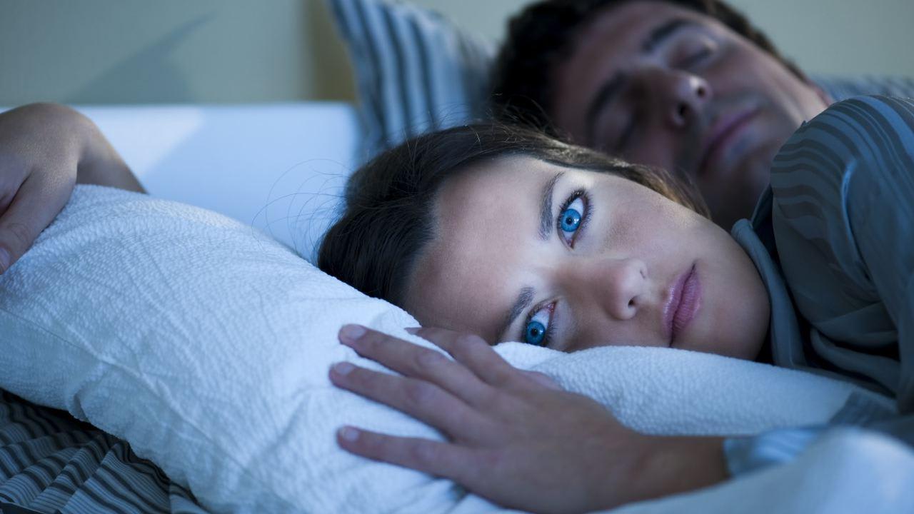 Rythme, différent, couple, sommeil, décalage