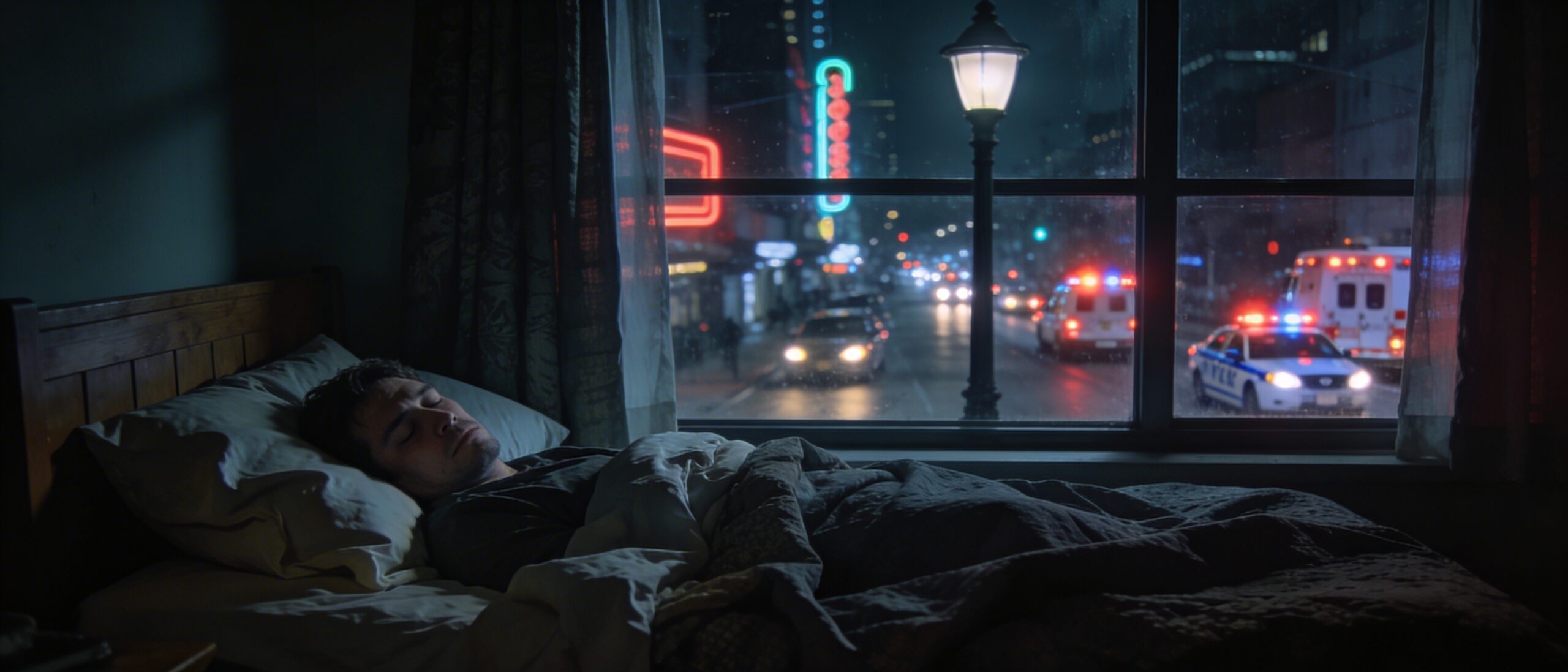 Ville, sommeil, bruit, urbain